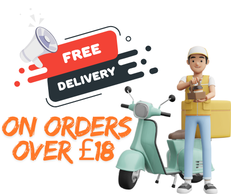FREE DELIVERY ON ORDERS OVER £18 (1)